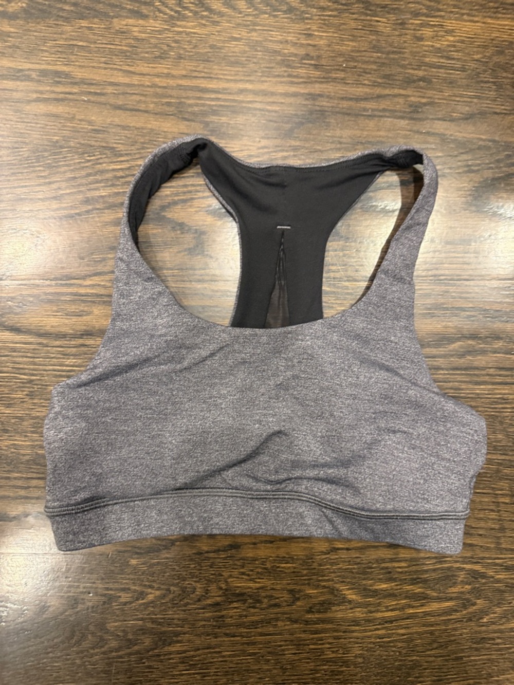 Lululemon invigorate Women's Heather Gray Racerback Sports Bra